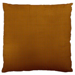 Metallic Mesh Screen 2-gold Standard Flano Cushion Case (one Side) by impacteesstreetweareight