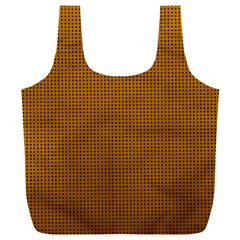 Metallic Mesh Screen 2-gold Full Print Recycle Bag (xxl) by impacteesstreetweareight