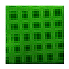 Metallic Mesh Screen 2-green Tile Coaster