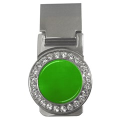 Metallic Mesh Screen 2-green Money Clips (CZ) 