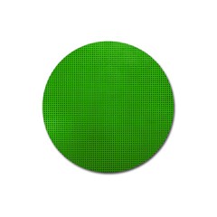 Metallic Mesh Screen 2-green Magnet 3  (Round)