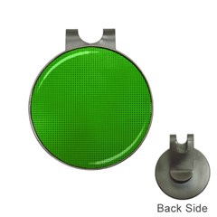 Metallic Mesh Screen 2-green Hat Clips with Golf Markers