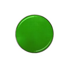 Metallic Mesh Screen 2-green Hat Clip Ball Marker