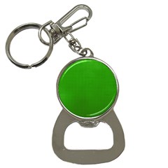 Metallic Mesh Screen 2-green Bottle Opener Key Chain