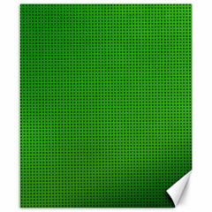 Metallic Mesh Screen 2-green Canvas 8  x 10 