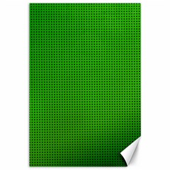 Metallic Mesh Screen 2-green Canvas 12  x 18 