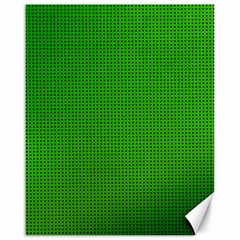 Metallic Mesh Screen 2-green Canvas 16  x 20 