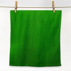 Metallic Mesh Screen 2-green Face Towel