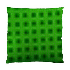 Metallic Mesh Screen 2-green Standard Cushion Case (Two Sides)