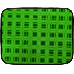 Metallic Mesh Screen 2-green Fleece Blanket (Mini)