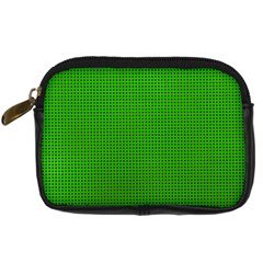 Metallic Mesh Screen 2-green Digital Camera Leather Case