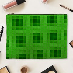 Metallic Mesh Screen 2-green Cosmetic Bag (XL)