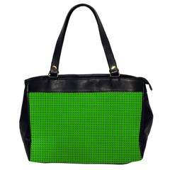 Metallic Mesh Screen 2-green Oversize Office Handbag (2 Sides)