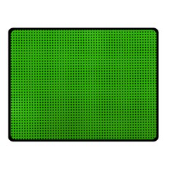 Metallic Mesh Screen 2-green Fleece Blanket (Small)