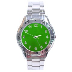 Metallic Mesh Screen 2-green Stainless Steel Analogue Watch