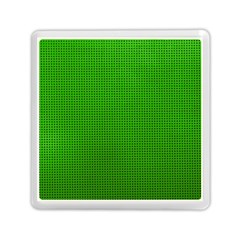 Metallic Mesh Screen 2-green Memory Card Reader (Square)