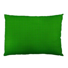 Metallic Mesh Screen 2-green Pillow Case (Two Sides)