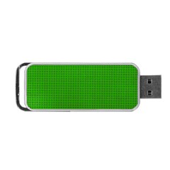 Metallic Mesh Screen 2-green Portable USB Flash (One Side)