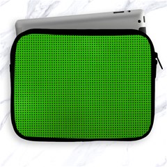 Metallic Mesh Screen 2-green Apple iPad 2/3/4 Zipper Cases