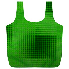 Metallic Mesh Screen 2-green Full Print Recycle Bag (XL)