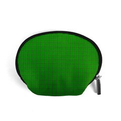 Metallic Mesh Screen 2-green Accessory Pouch (Small)