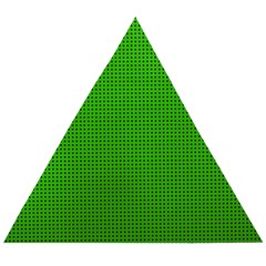 Metallic Mesh Screen 2-green Wooden Puzzle Triangle