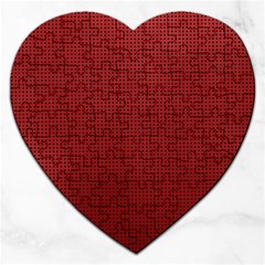 Metallic Mesh Screen 2-red Jigsaw Puzzle (heart) by impacteesstreetweareight