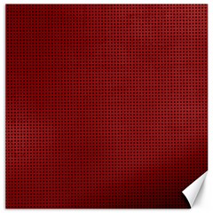 Metallic Mesh Screen 2-red Canvas 16  X 16  by impacteesstreetweareight