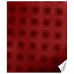 Metallic Mesh Screen 2-red Canvas 20  X 24  by impacteesstreetweareight