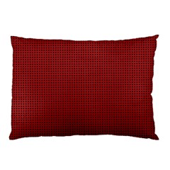 Metallic Mesh Screen 2-red Pillow Case by impacteesstreetweareight