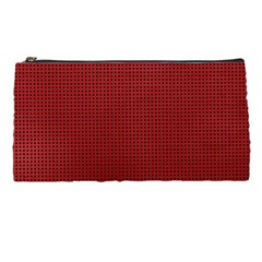 Metallic Mesh Screen 2-red Pencil Case by impacteesstreetweareight