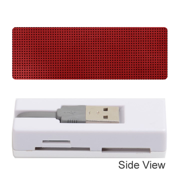 Metallic Mesh Screen 2-red Memory Card Reader (Stick)