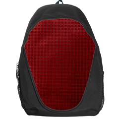 Metallic Mesh Screen 2-red Backpack Bag by impacteesstreetweareight