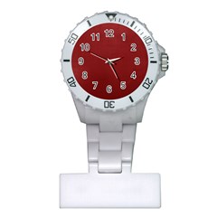 Metallic Mesh Screen 2-red Plastic Nurses Watch by impacteesstreetweareight