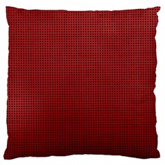 Metallic Mesh Screen 2-red Standard Flano Cushion Case (one Side) by impacteesstreetweareight