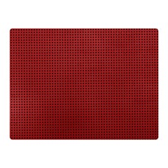 Metallic Mesh Screen 2-red Double Sided Flano Blanket (mini)  by impacteesstreetweareight