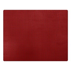 Metallic Mesh Screen 2-red Double Sided Flano Blanket (large)  by impacteesstreetweareight