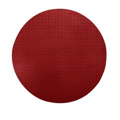 Metallic Mesh Screen 2-red Mini Round Pill Box by impacteesstreetweareight