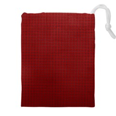 Metallic Mesh Screen 2-red Drawstring Pouch (4xl) by impacteesstreetweareight