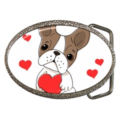 French Bulldog Hearts Belt Buckles by SomethingForEveryone