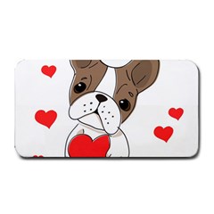 French Bulldog Hearts Medium Bar Mats by SomethingForEveryone