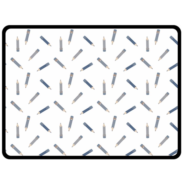 Gray Pencils On A Light Background Fleece Blanket (Large) 