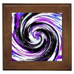 Canvas-acrylic-digital-design Framed Tile by Amaryn4rt