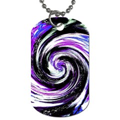 Canvas-acrylic-digital-design Dog Tag (one Side) by Amaryn4rt