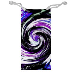 Canvas-acrylic-digital-design Jewelry Bag by Amaryn4rt