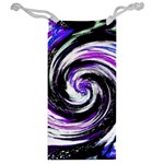 Canvas-acrylic-digital-design Jewelry Bag Back