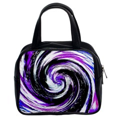 Canvas-acrylic-digital-design Classic Handbag (two Sides) by Amaryn4rt