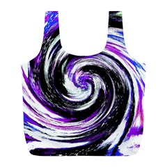 Canvas-acrylic-digital-design Full Print Recycle Bag (l) by Amaryn4rt