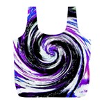 Canvas-acrylic-digital-design Full Print Recycle Bag (L) Front