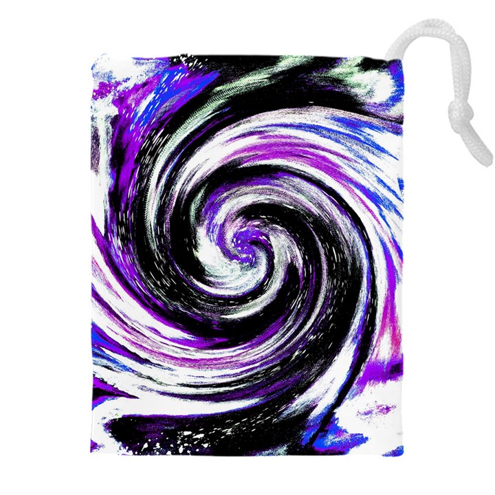 Canvas-acrylic-digital-design Drawstring Pouch (5XL)